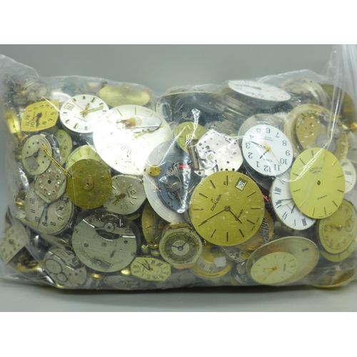 967 - Assorted wristwatch movements