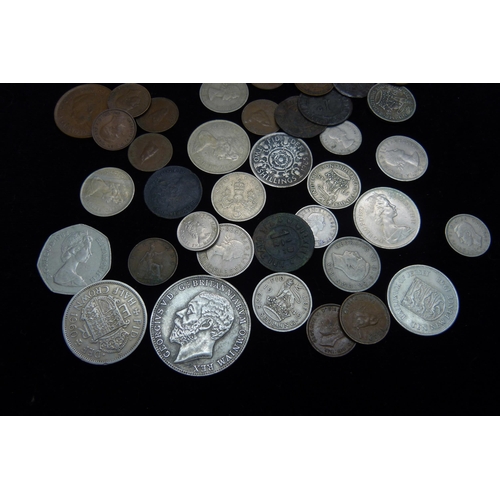 1002 - British coinage, 246g with Co-operative Society tokens