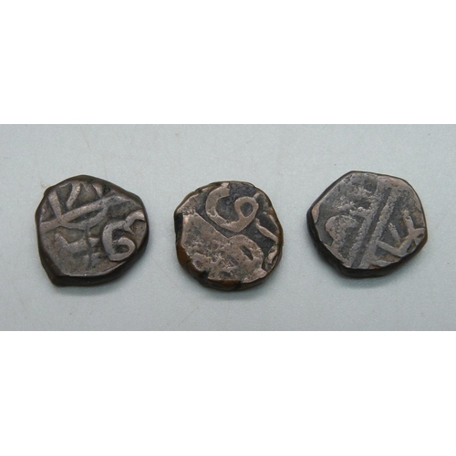 1037 - Three early Indian coins