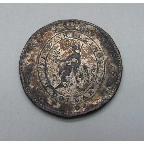 1045 - An 1804 five shilling dollar coin