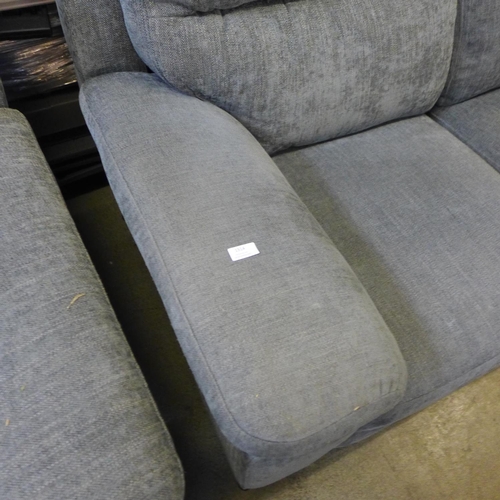 1514 - Grace Charcoal Fabric Two Seater Recliner sofa, original RRP £749.99 + VAT (4192-24) * This lot is s... 