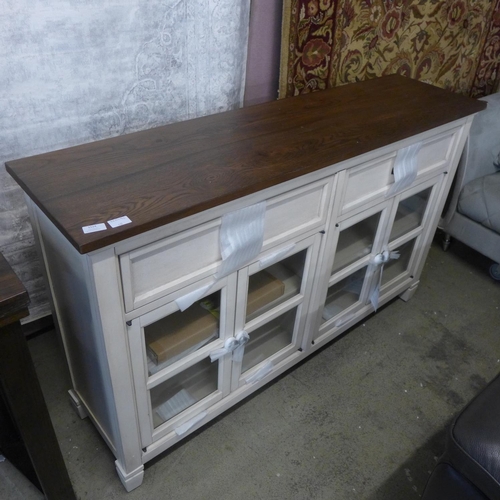 1524 - Conrad White Console (model:- P0250-2), original RRP £416.66 + VAT- damaged (4192-16) * This lot is ... 