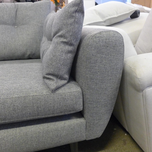 1544 - A pair of grey hopsack Jack Wills/sofa.com sofas