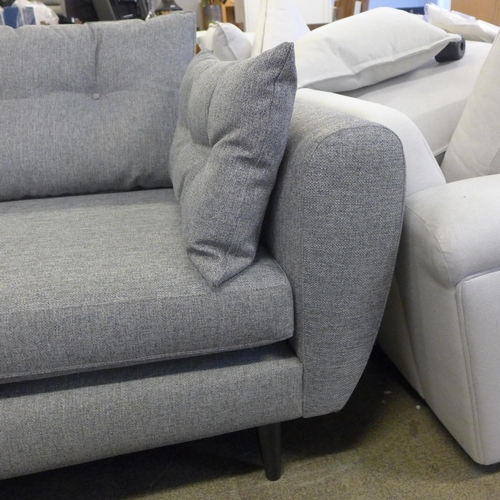 1545 - A pair of grey hopsack Jack Wills/sofa.com sofas