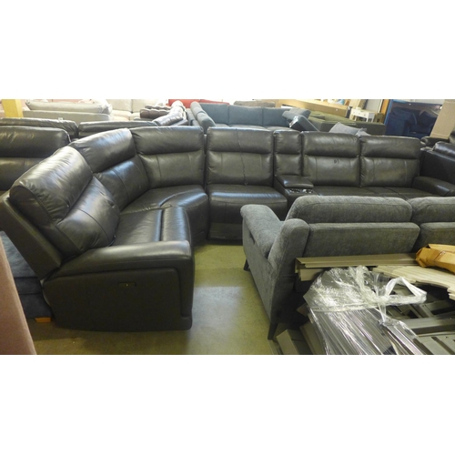 1515 - Lauretta Gilman Creek Leather Corner Sofa, original RRP £2666.66 + VAT (4192-32) * This lot is subje... 