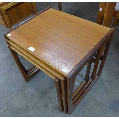 21 - A G-Plan Quadrille teak nest of tables