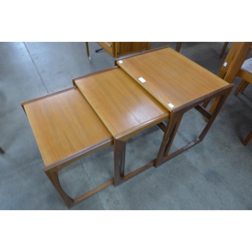 21 - A G-Plan Quadrille teak nest of tables