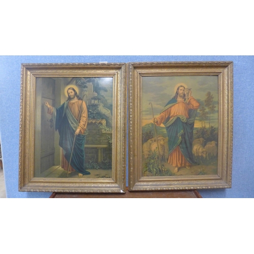 349 - A pair of early 20th Century religious prints, framed