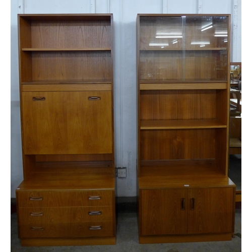 53 - Two G-Plan Fresco teak room dividers