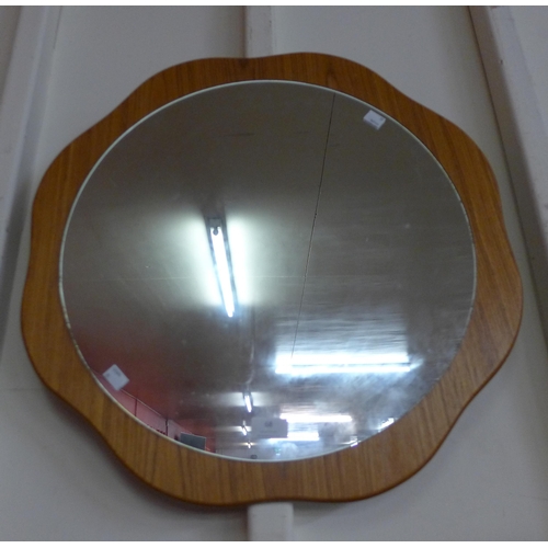 68 - A teak framed mirror