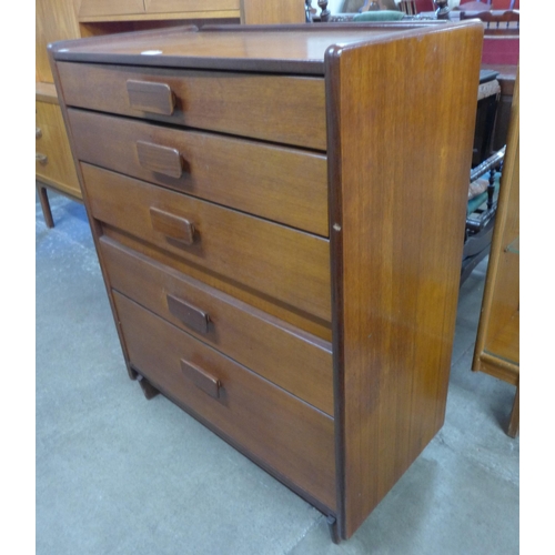 75 - A White & Newton teak chest of drawers