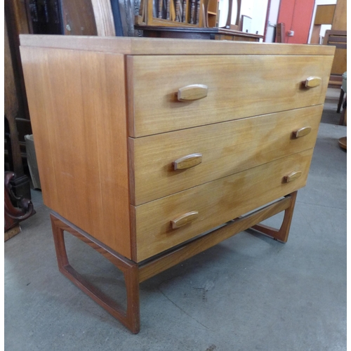 81 - A G-Plan Quadrille teak chest of drawers