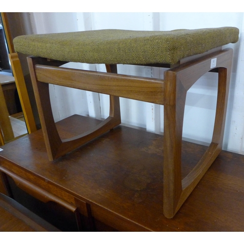 82 - A G-Plan Quadrille teak stool