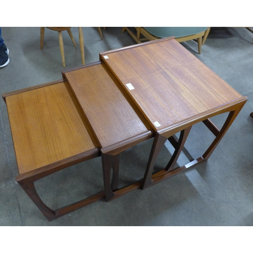 9 - A G-Plan Quadrille teak nest of tables