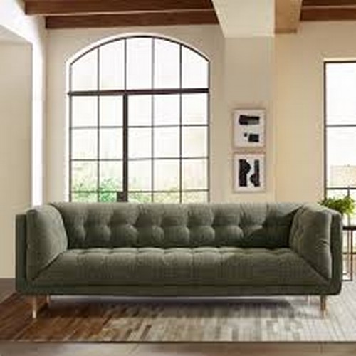 1494 - Isla 3.5 Seater Highland Fabric Green Sofa, original RRP £816.66 + VAT (4192-13) * This lot is subje... 