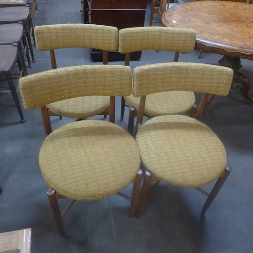 54A - A set of four G-Plan Fresco teak dining chairs