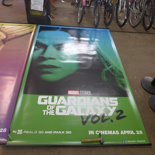 2095 - Two Gardians of The Galaxy Vol 2 movie banners - Approx. 6x4ft