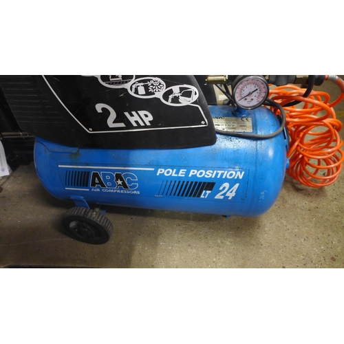 2107 - An Abac Pole Position LT24 air compressor