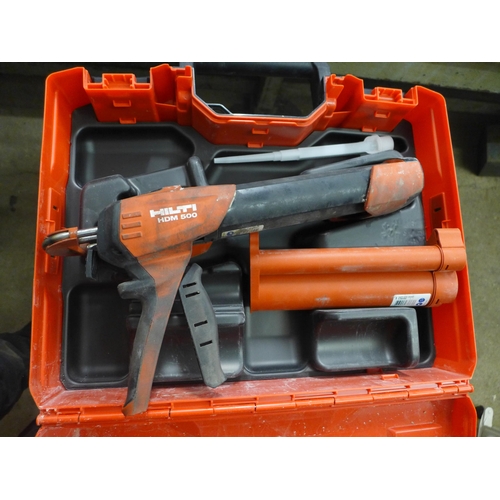 2121 - A Hilti HSM500 manual adhesive dispenser