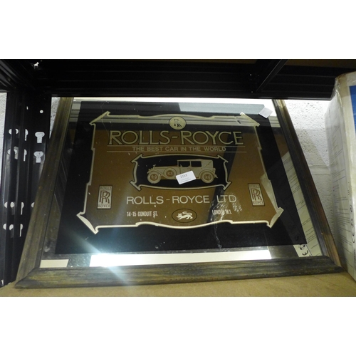 2153 - A Rolls-Royce branded mirror