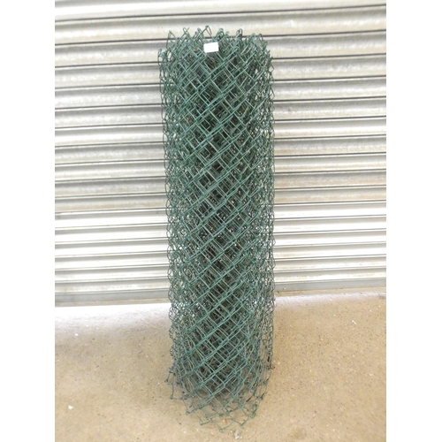 2258 - Chain link fencing (green with plastic coating)