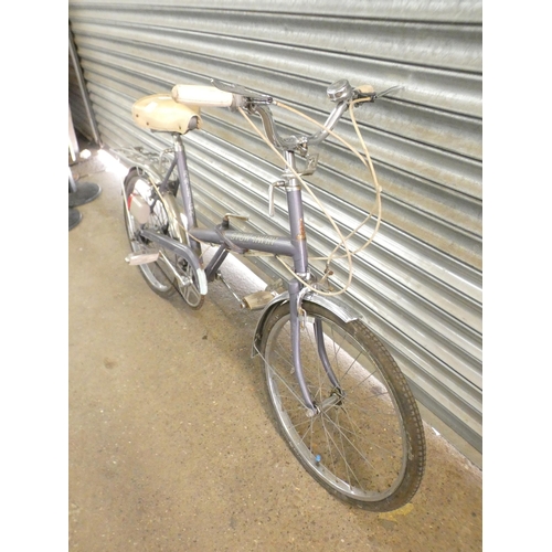 2274 - A Raleigh Stowaway vintage folding bike