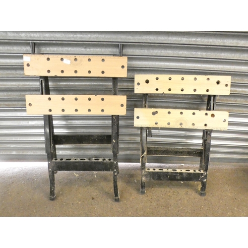 2281 - Two folding work benches