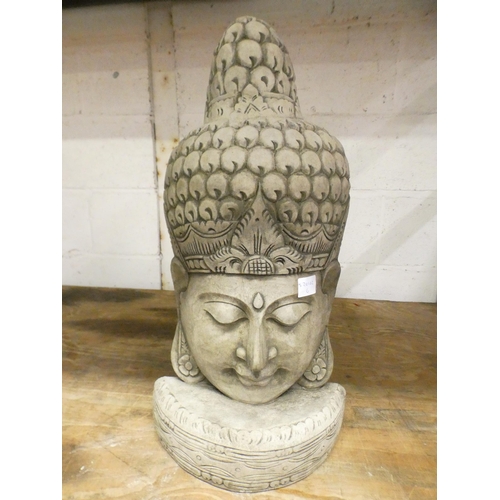 2331 - 4 stone effect Buddha figures