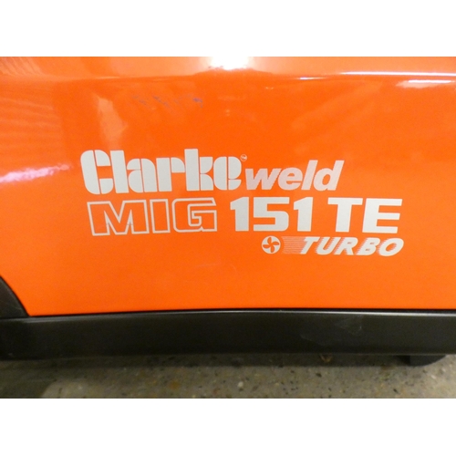 2346 - A Clarkes 151TE mig welder - never used - will need hard wiring