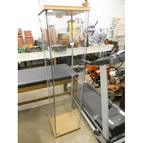 2348 - A Glass display cabinet