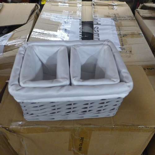 2468 - 6 Boxes of various baskets and various storage containers