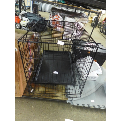 2499 - black metal pet cage