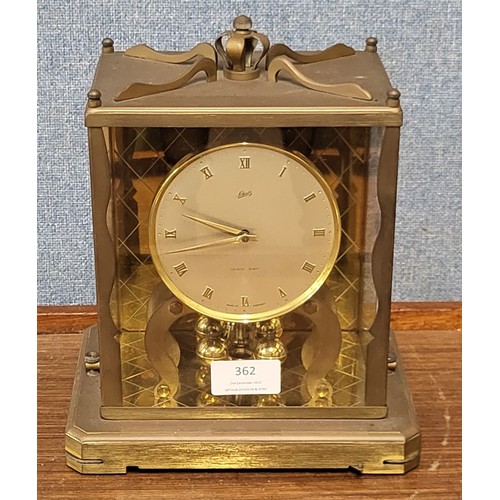 362 - A Schatz 1000 day torsion clock with four ball pendulum