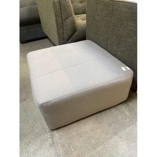 1498 - A mid grey foam footstool