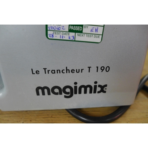 2427 - A Magimix  T190 240v food slicer