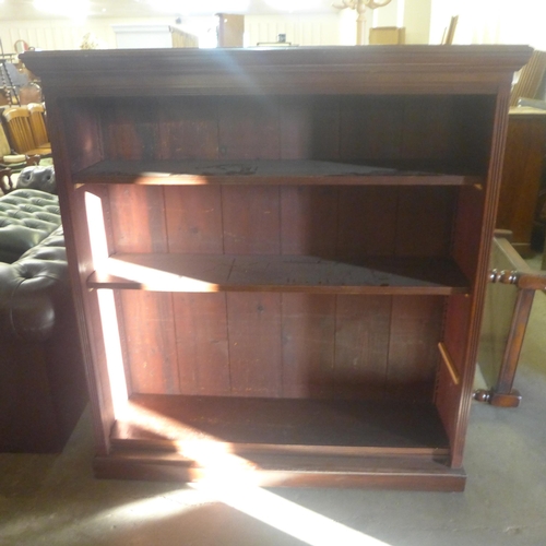 217 - A Victorian mahogany open bookcase