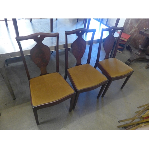 241 - A set of six G-Plan mahogany dining chairs