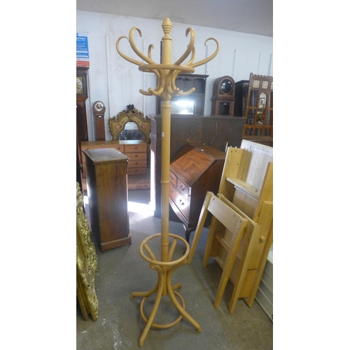 248 - A beech bentwood coatstand