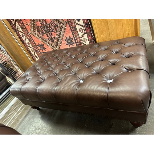 1483 - Allington Brown Footstool (model:- 5151LS), original RRP £608.33 + VAT (4192-9) * This lot is subjec... 