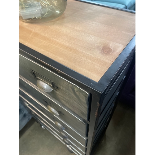 1326 - An industrial wood and metal chest