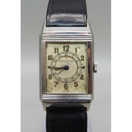 1001 - A Jaeger-LeCoultre Reverso wristwatch, 22mm case