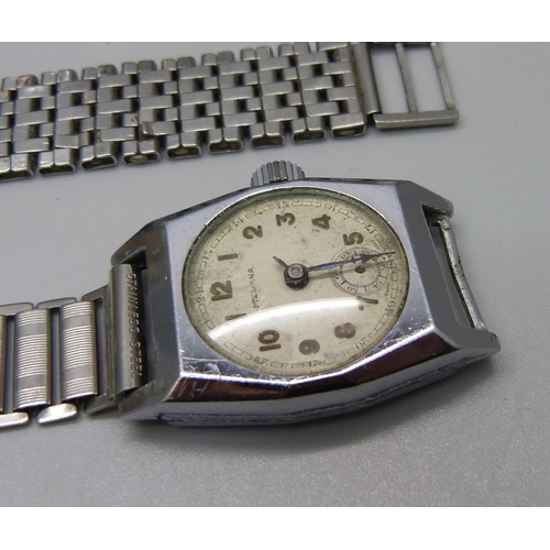 1041 - A collection of vintage and later wristwatches including Smiths, Medana and Timex