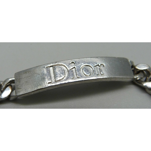 1102 - A Dior ID bracelet