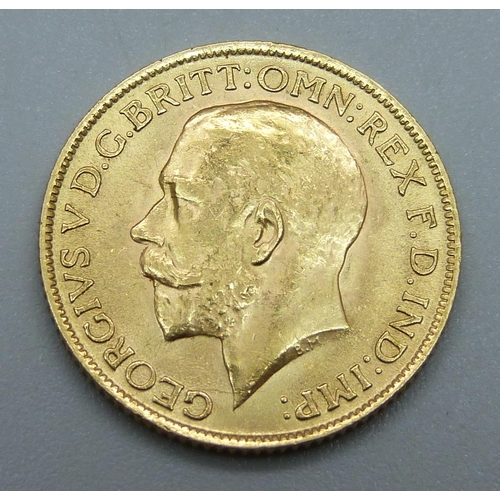 1110 - A George V 1913 gold full sovereign