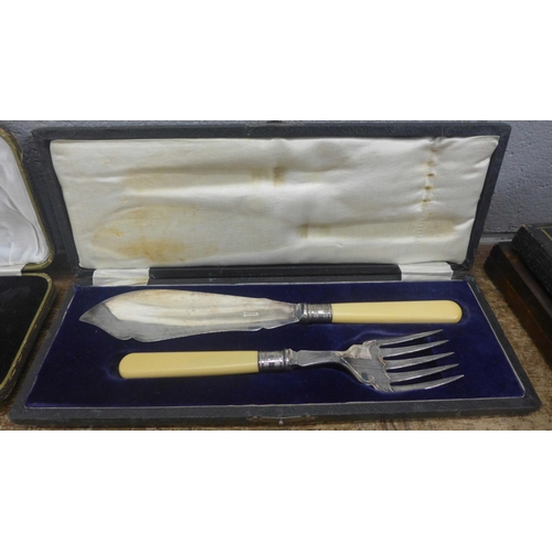 1160 - Six cased cutlery sets **PLEASE NOTE THIS LOT IS NOT ELIGIBLE FOR POSTING AND PACKING**