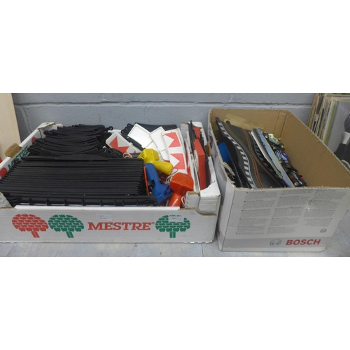 1170 - A collection of Scalextric tracks, controllers, cars, etc., some a/f **PLEASE NOTE THIS LOT IS NOT E... 