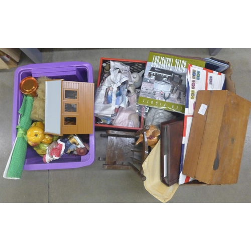 1197 - Assorted items; china, metalware, stamps, etc. **PLEASE NOTE THIS LOT IS NOT ELIGIBLE FOR POSTING AN... 