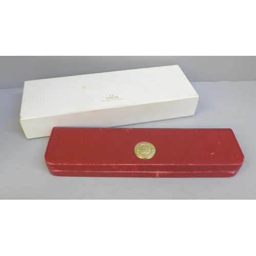 621 - An Omega wristwatch box and outer box