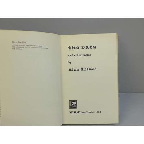 649 - One volume, The Rats & other poems by Alan Sillitoe