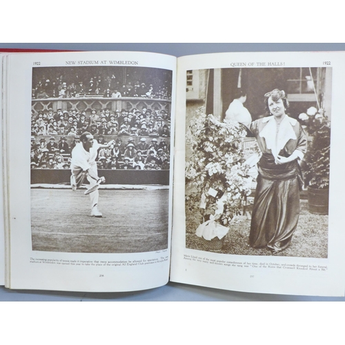 657 - One volume; The Silver Jubilee Book, The Story of 25 Eventful Years in Pictures, Odhams Press Ltd.